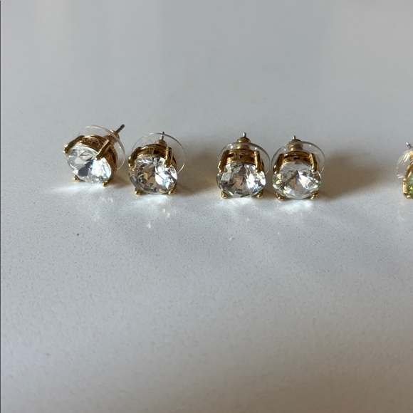 White CZ Kate Spade sugar stacks. - Picture 3 of 3